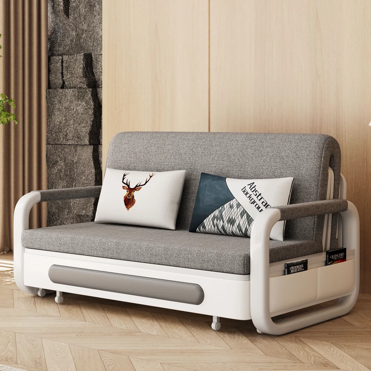 NessCarsti Furniture Modern Living 3-in-1 Sofa Bed