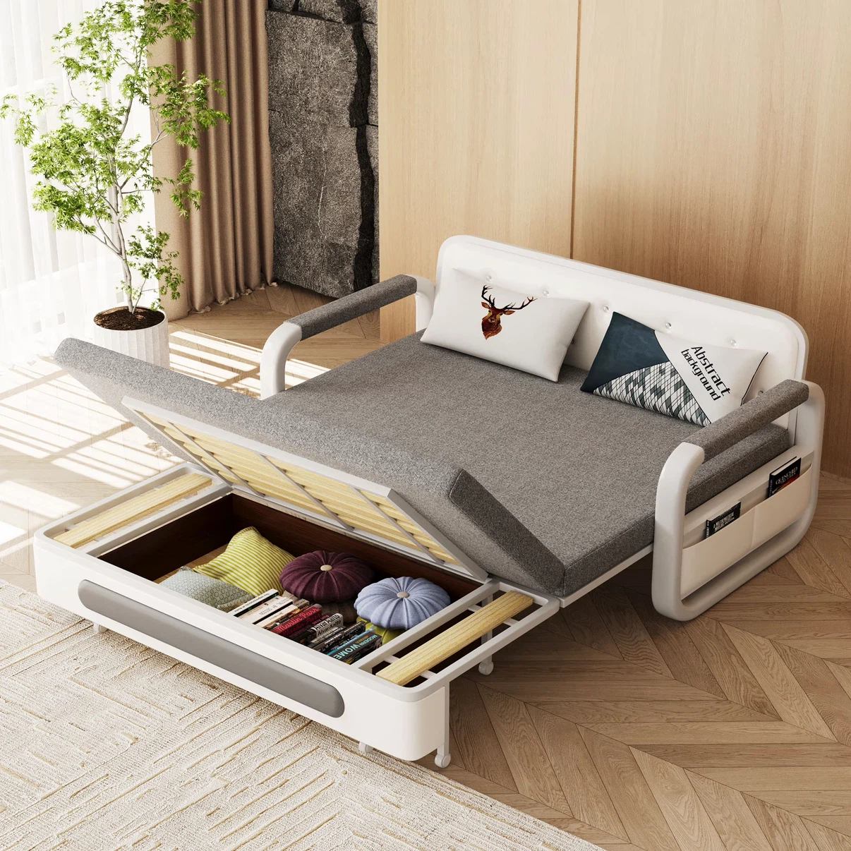 NessCarsti Furniture Modern Living 3-in-1 Sofa Bed - photo 3