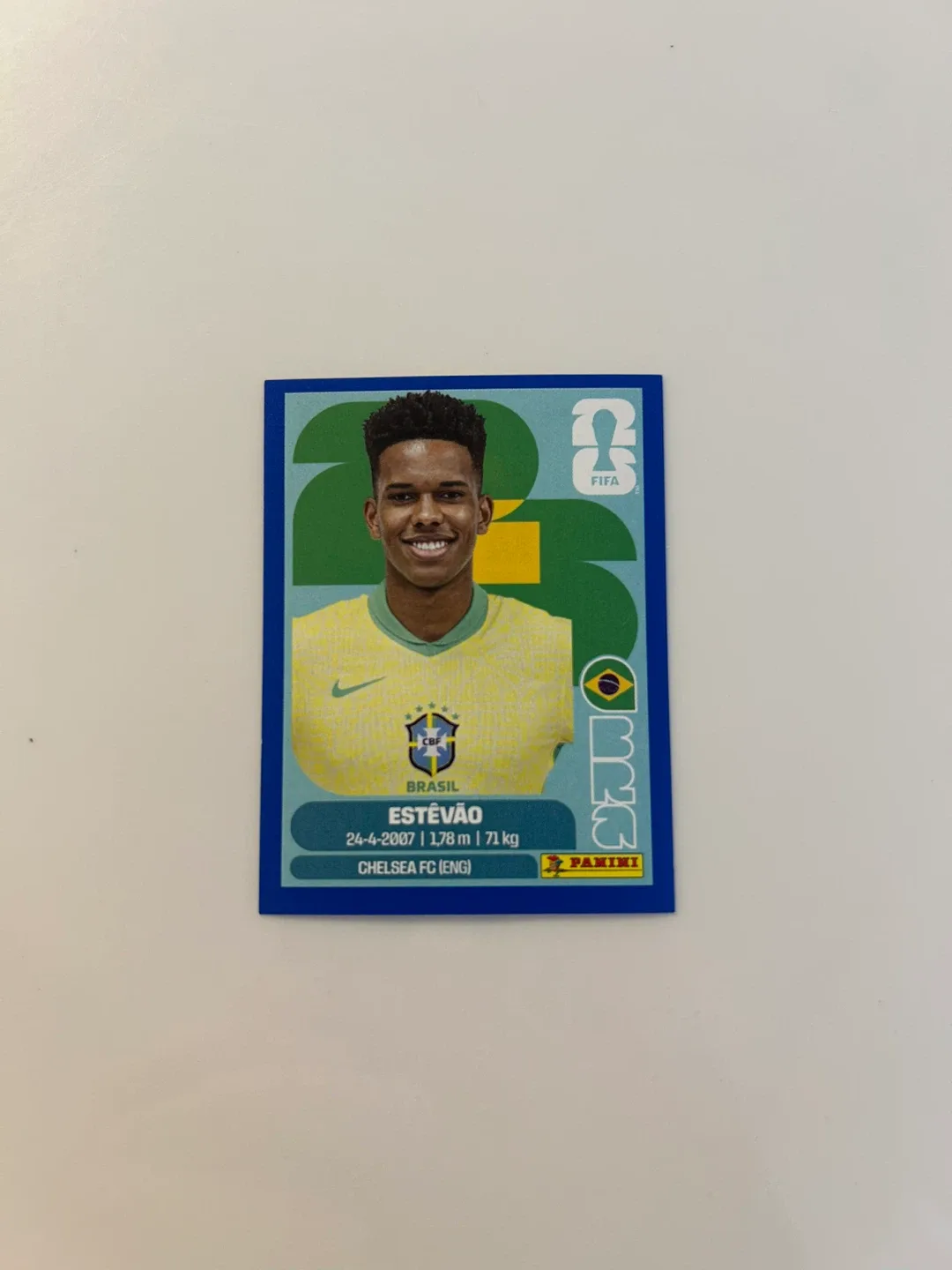 Panini FIFA World Cup 2026 Estêvão Trading Card