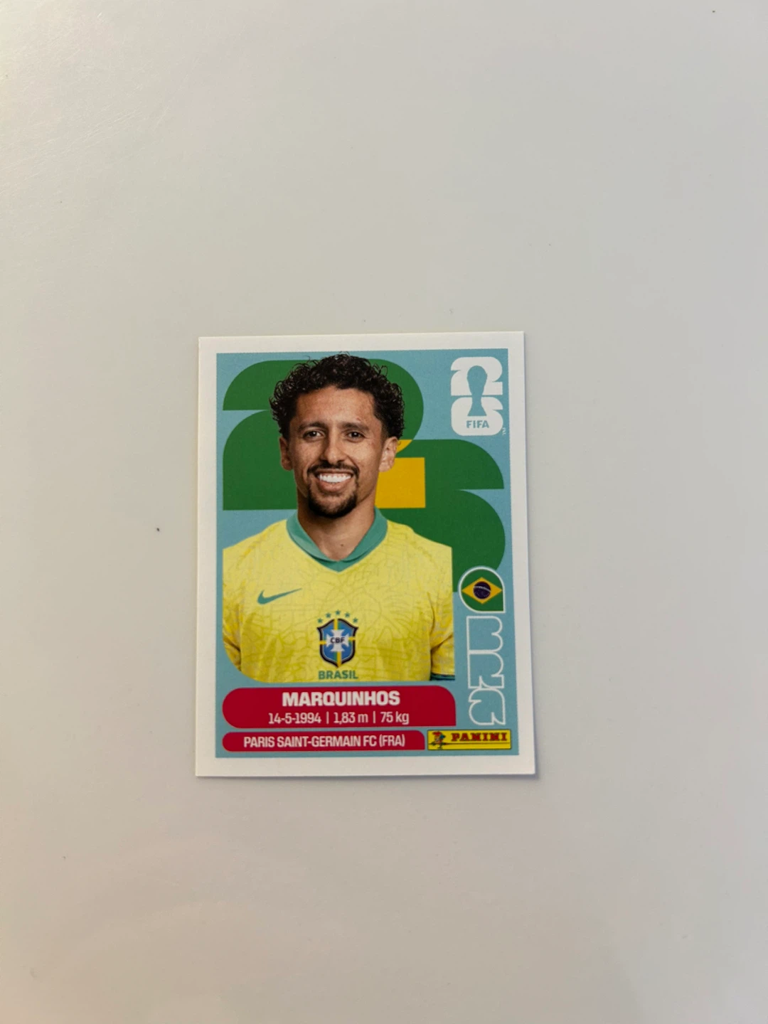 Panini FIFA World Cup 2026 Marquinhos Sticker