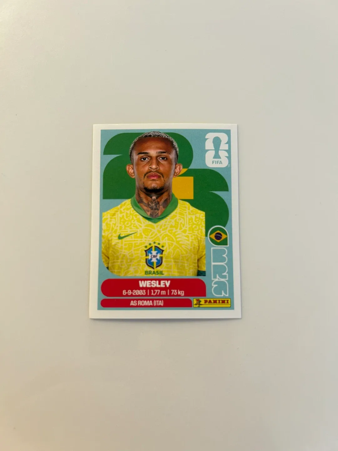 Panini FIFA World Cup 2026 Wesley Trading Card