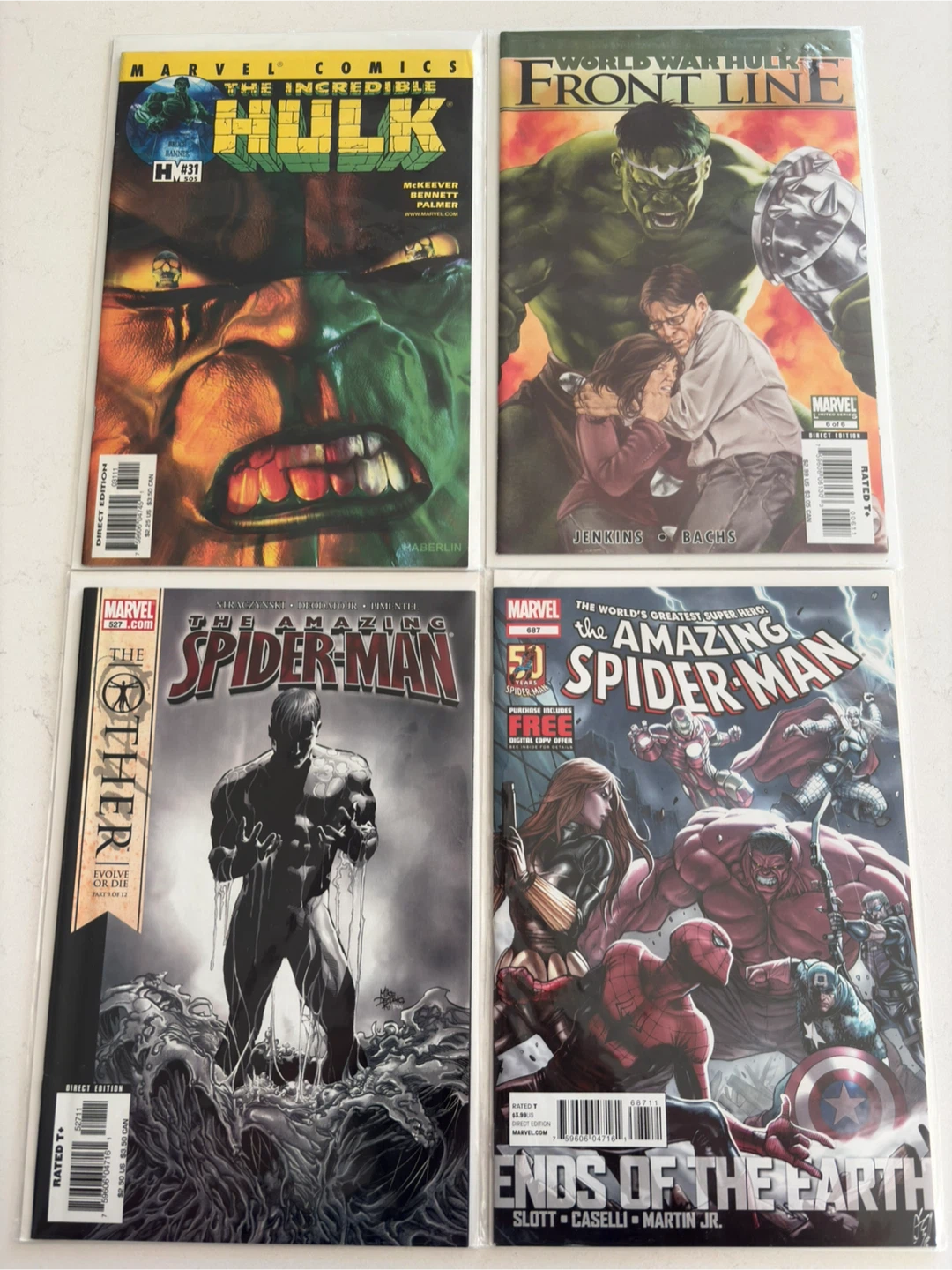 Set of 4 Marvel Comic Books
