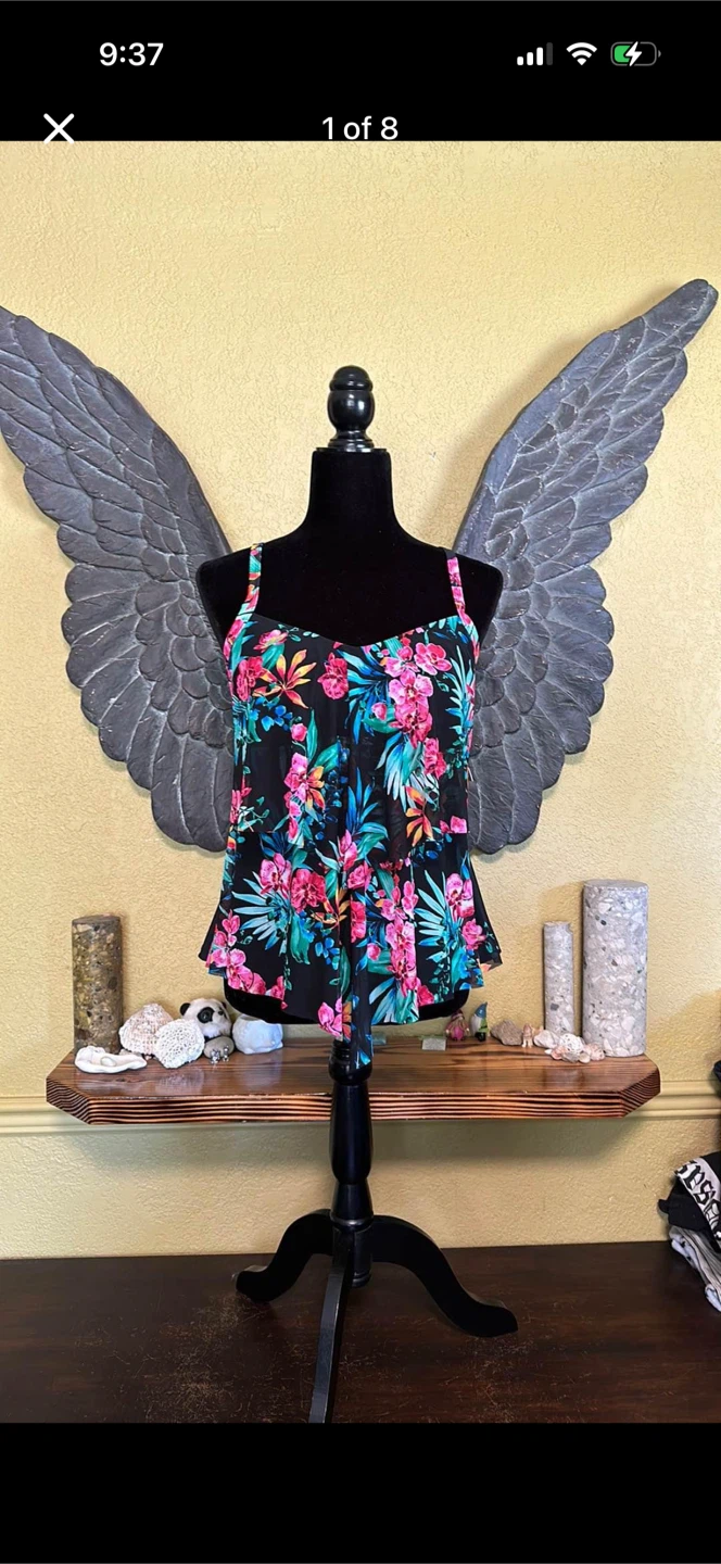 Krista Floral Swim Tankini Top
