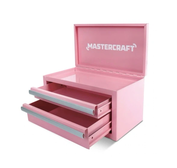 Mastercraft Mini Steel Toolbox - Pink - photo 5