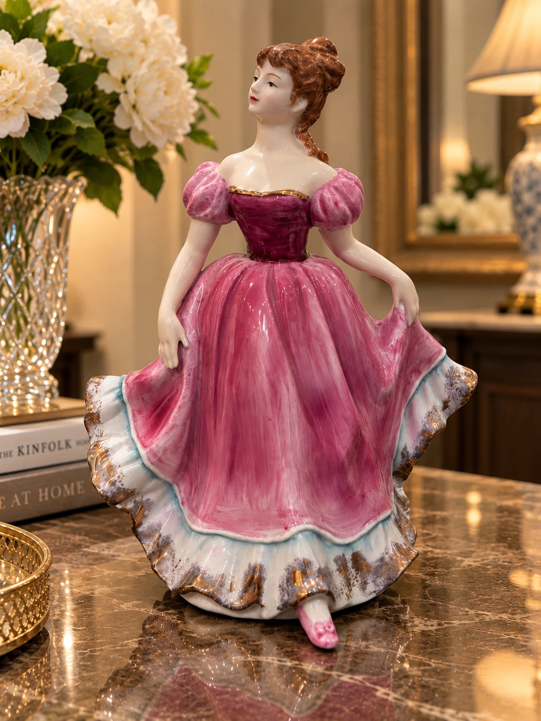 Vintage Porcelain Lady Figurine