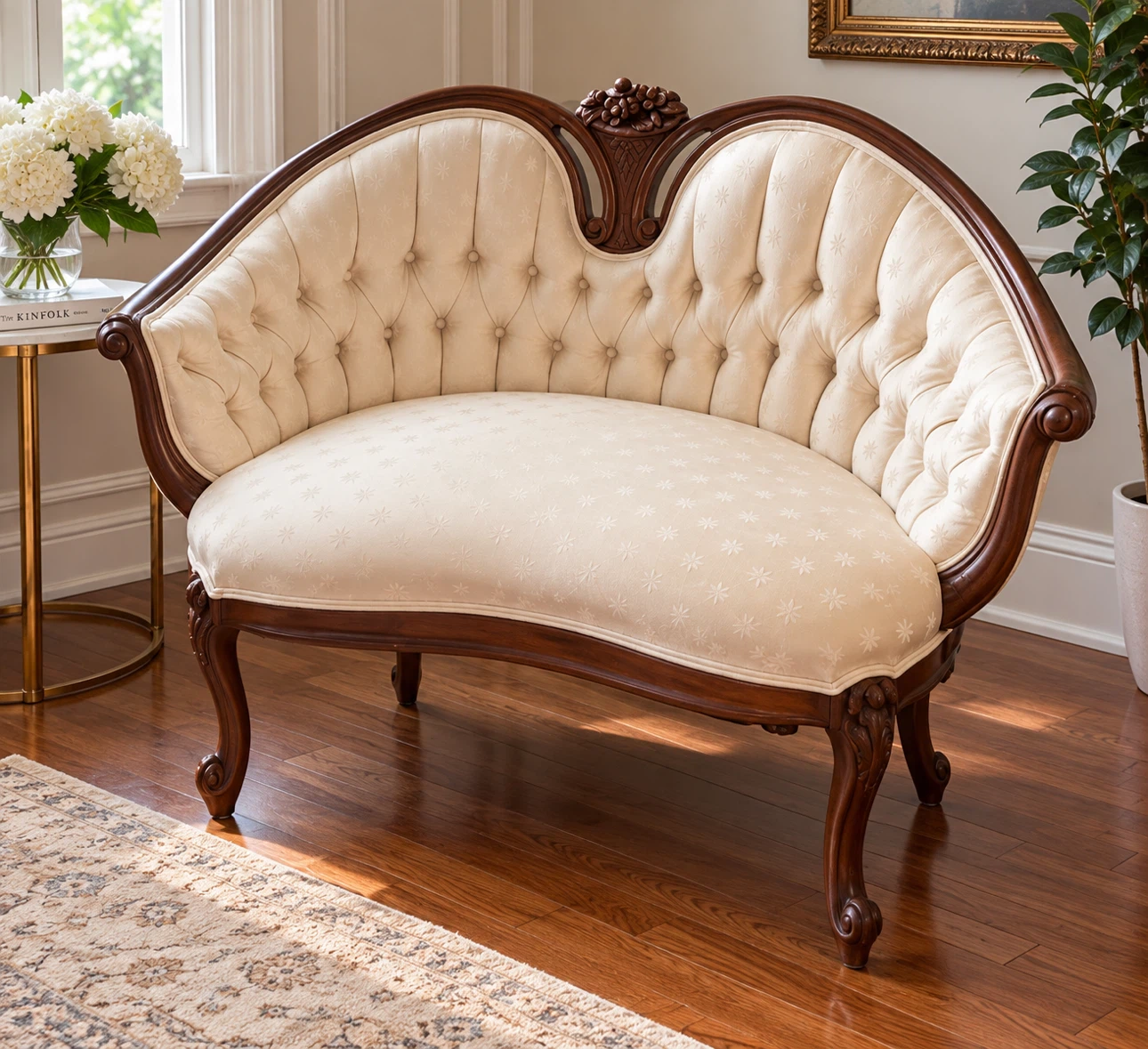 Victorian Style Loveseat
