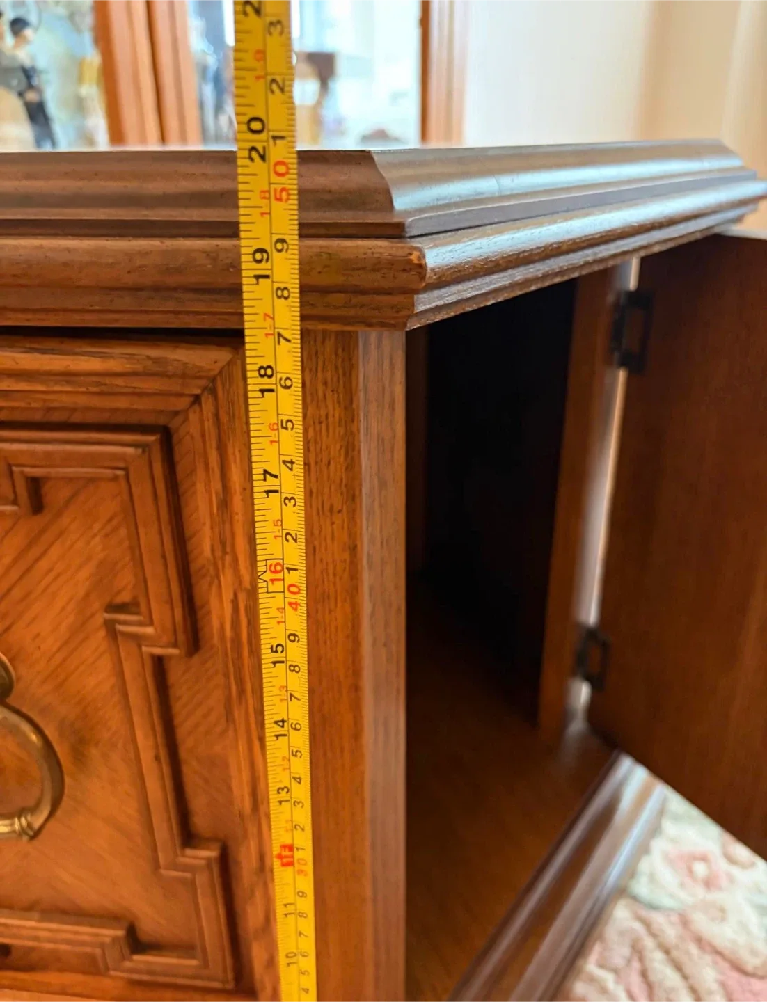 Set of Two Octagonal Wooden End Tables - photo 5