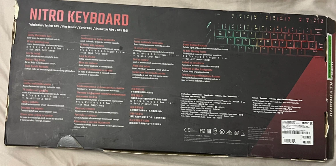 Acer Nitro Gaming Keyboard - photo 2