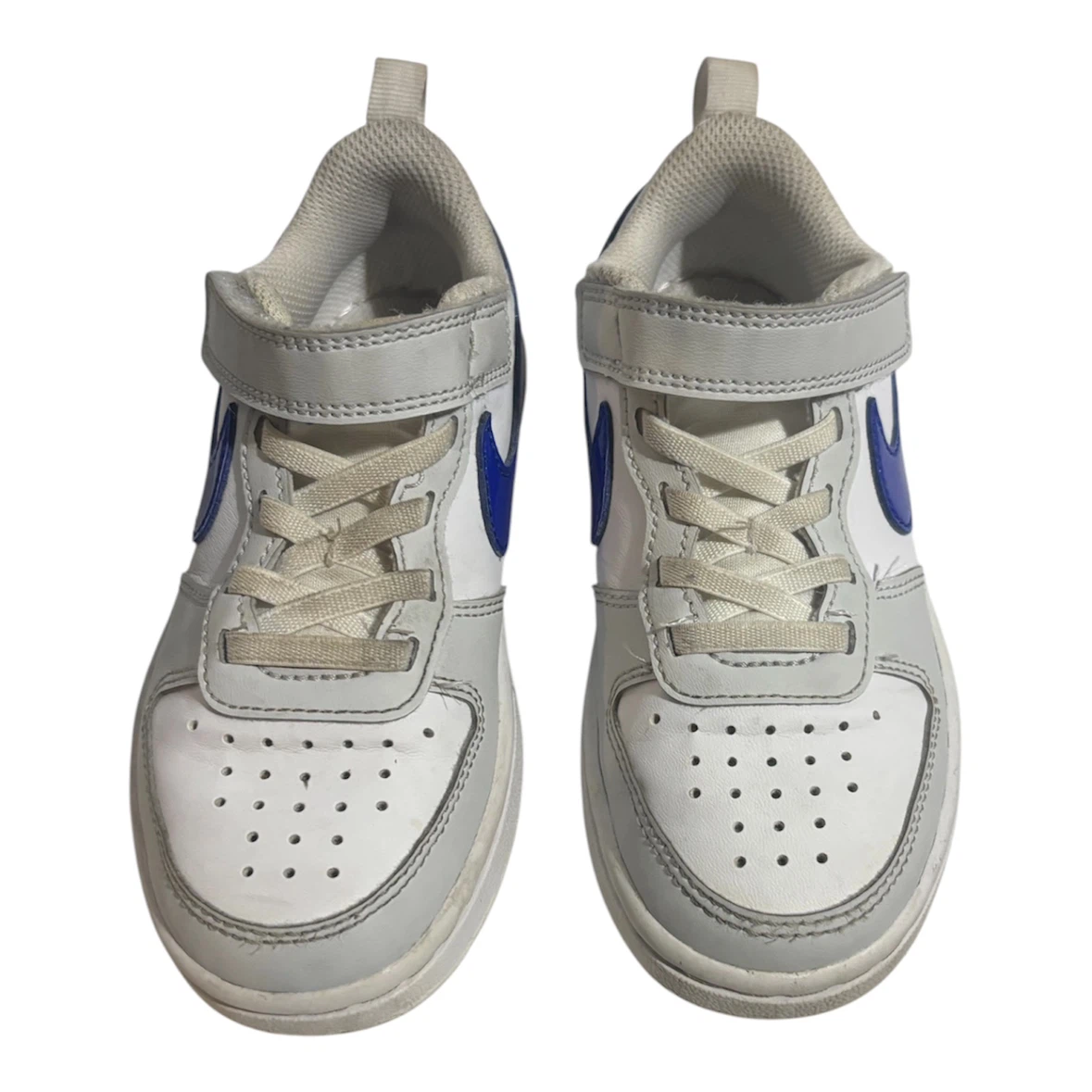 Nike Kids Court Borough Low Sneakers White/Blue - photo 3