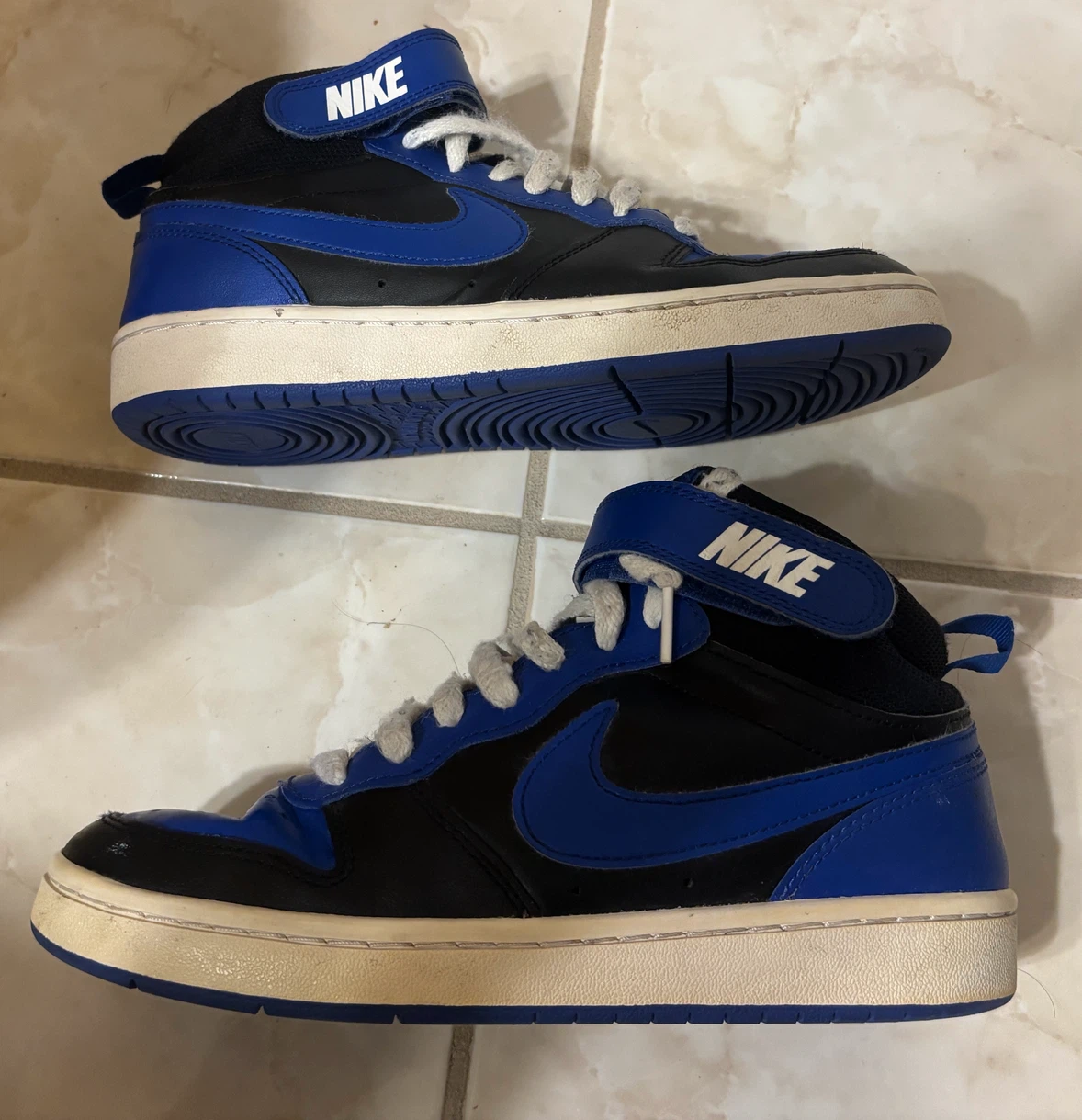 Nike Court Borough Mid 2 Blue/Black Sneakers (size 5.5Y) - photo 2