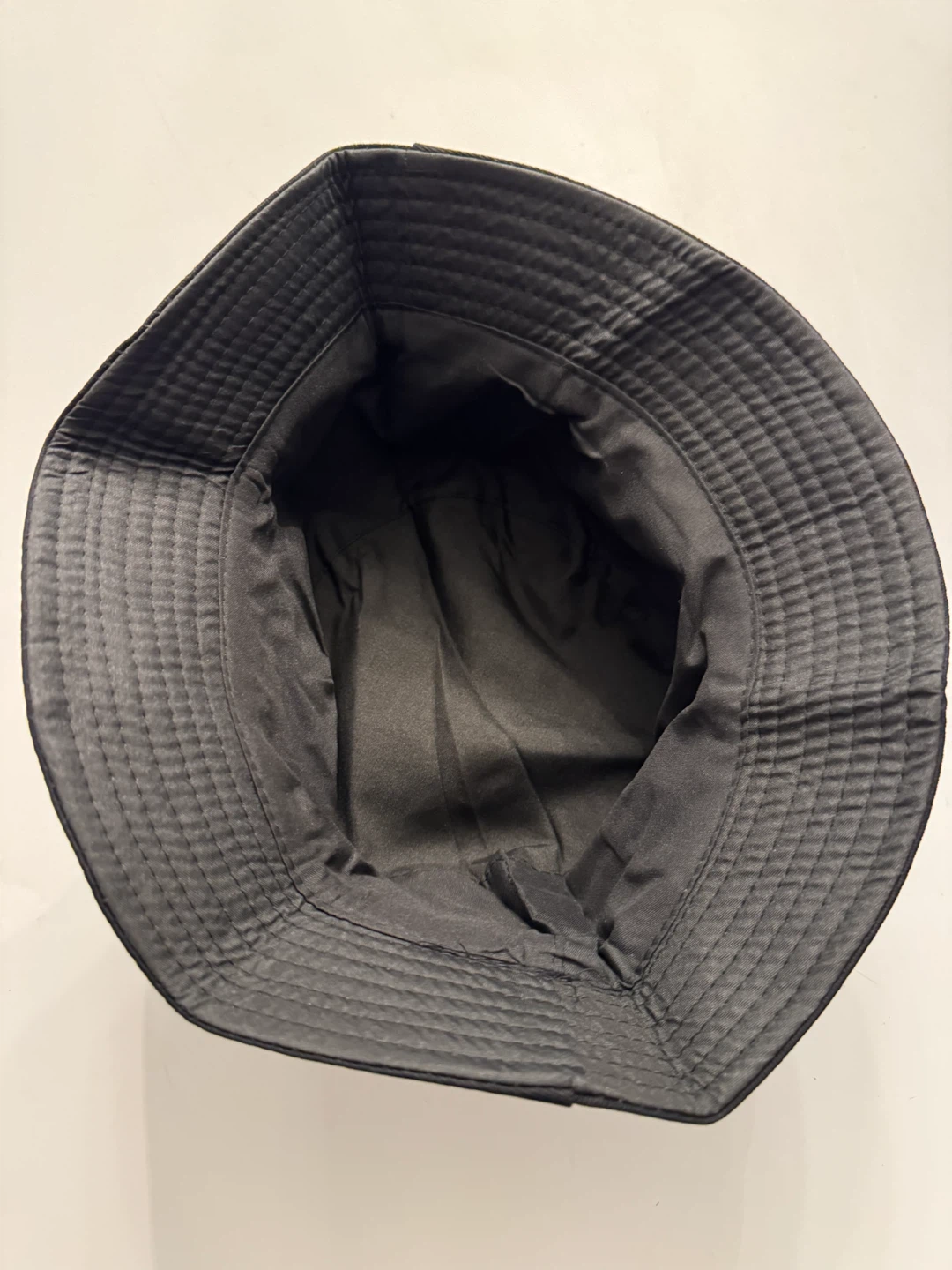 Black Bucket Hat with Embroidered Leaf - photo 5
