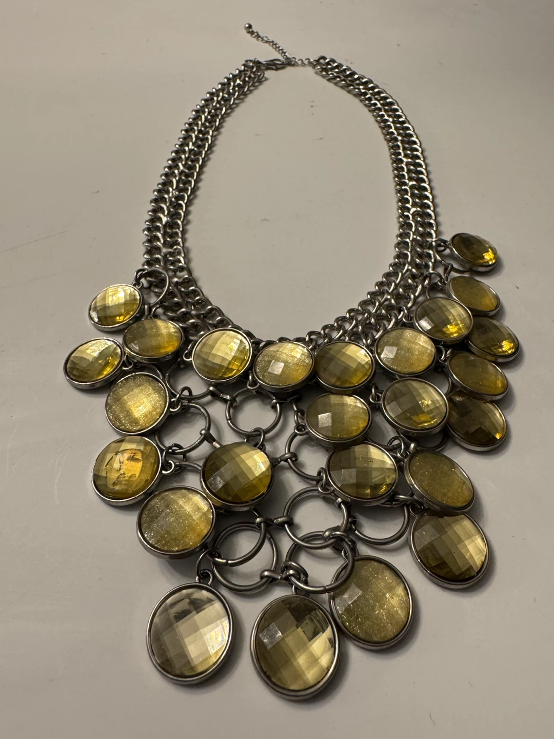 Chunky Gold-Tone Statement Necklace - photo 2
