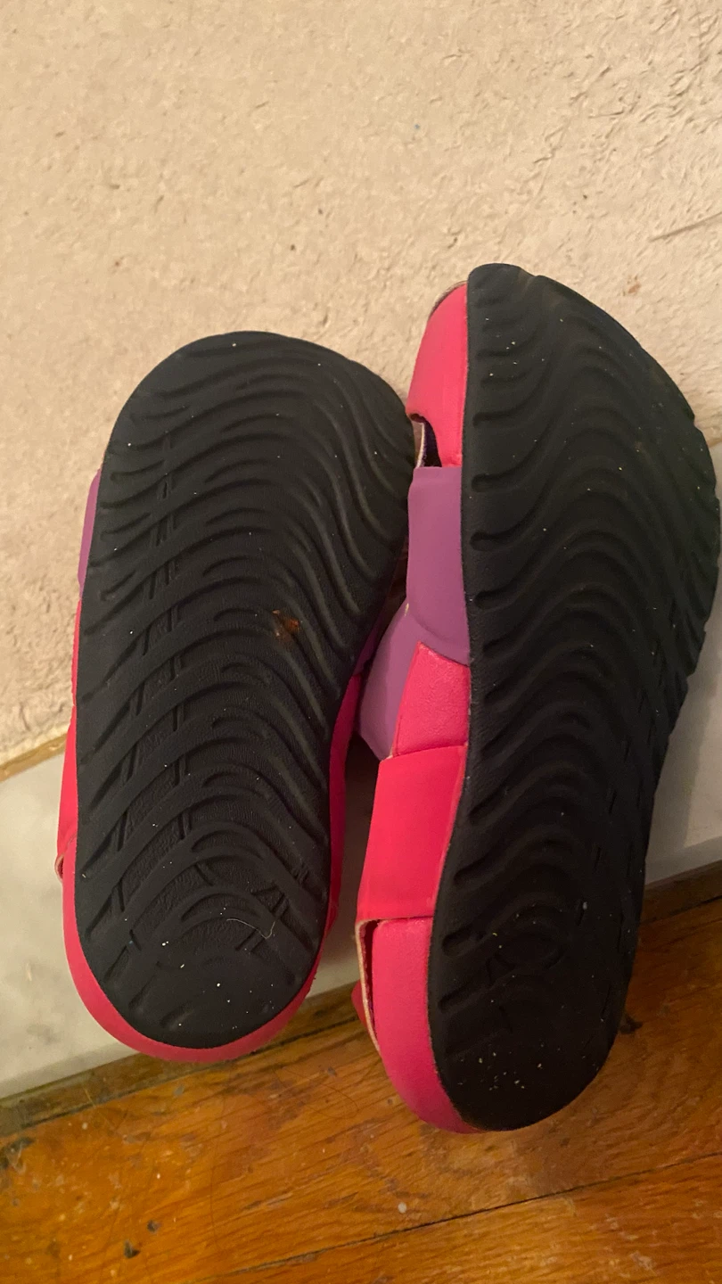 Nike Kids Pink and Purple Sandals - photo 3