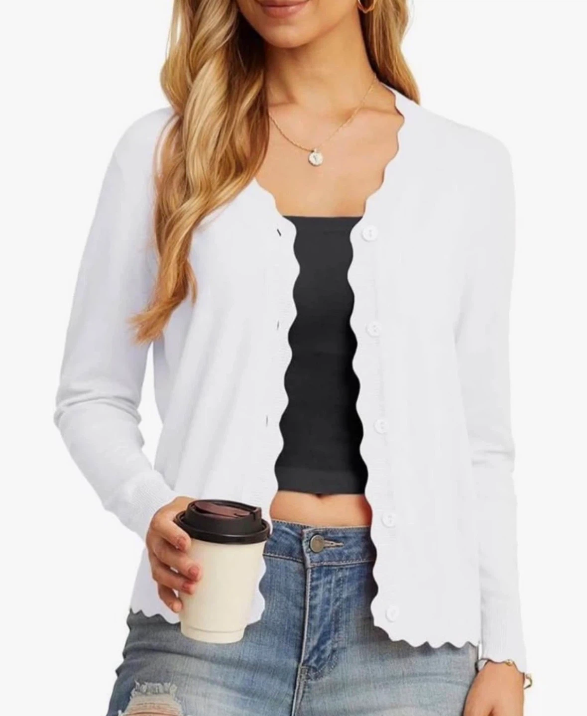 Women's V-Neck Cardigan Sweater