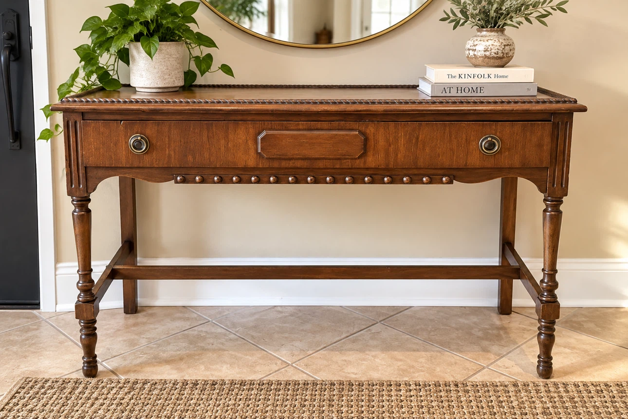Malcolm & Hill Wood Console Table