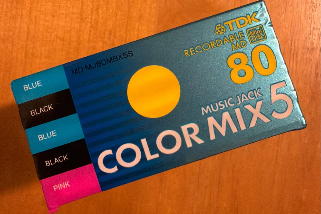 TDK Music Jack 80 Minute MiniDisc 5-Pack - photo 2
