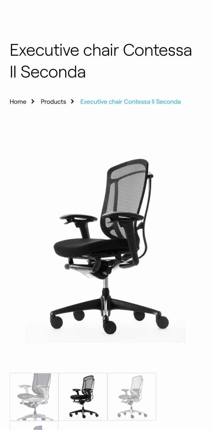 Okamura Contessa II Seconda Executive Chair