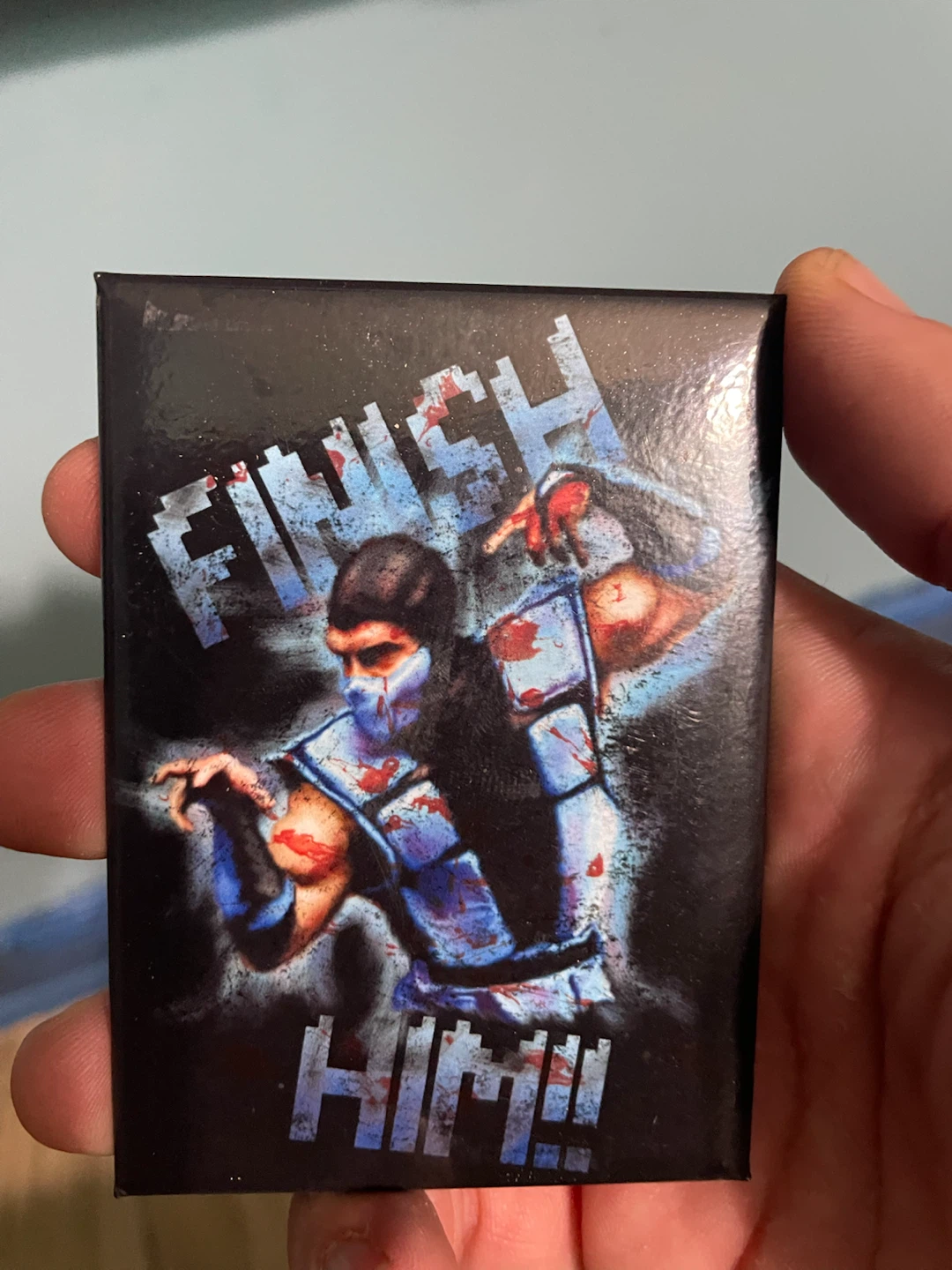 Mortal Kombat Sub-Zero Finish Him Magnet