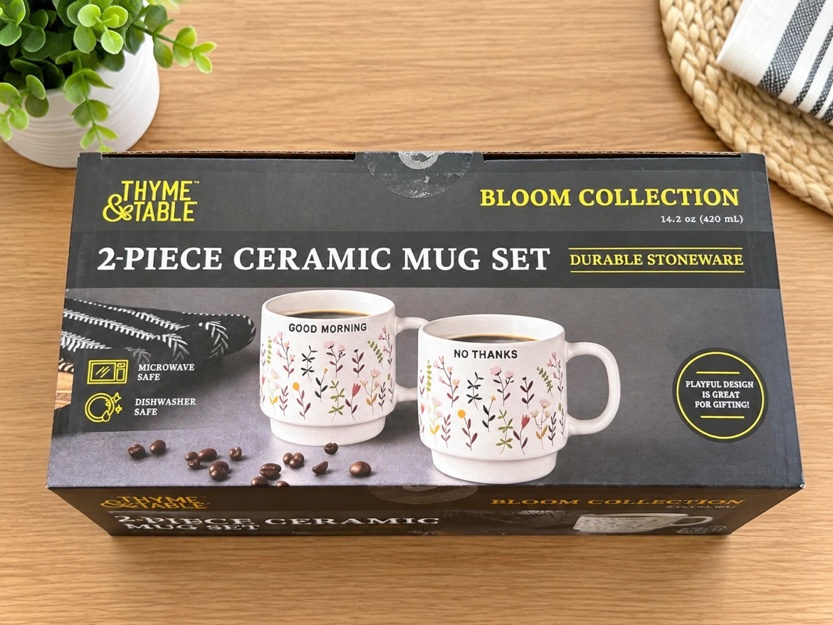 ☕✨ 4 BRAND NEW THYME & TABLE MUG SETS – 8 MUGS TOTAL ✨☕ - photo 2