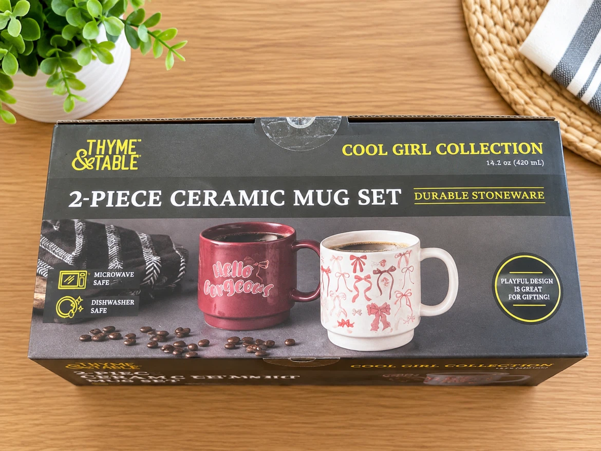 ☕✨ 4 BRAND NEW THYME & TABLE MUG SETS – 8 MUGS TOTAL ✨☕ - photo 3