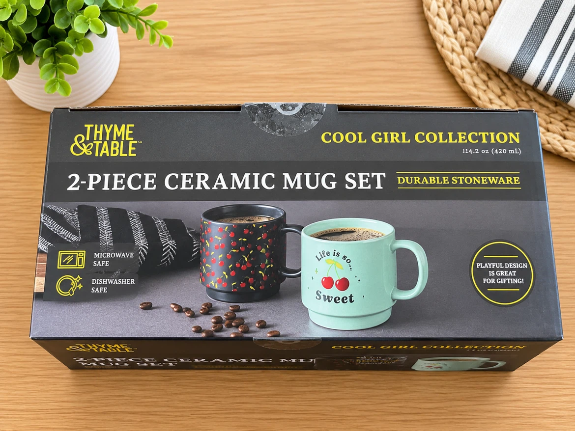 ☕✨ 4 BRAND NEW THYME & TABLE MUG SETS – 8 MUGS TOTAL ✨☕ - photo 4