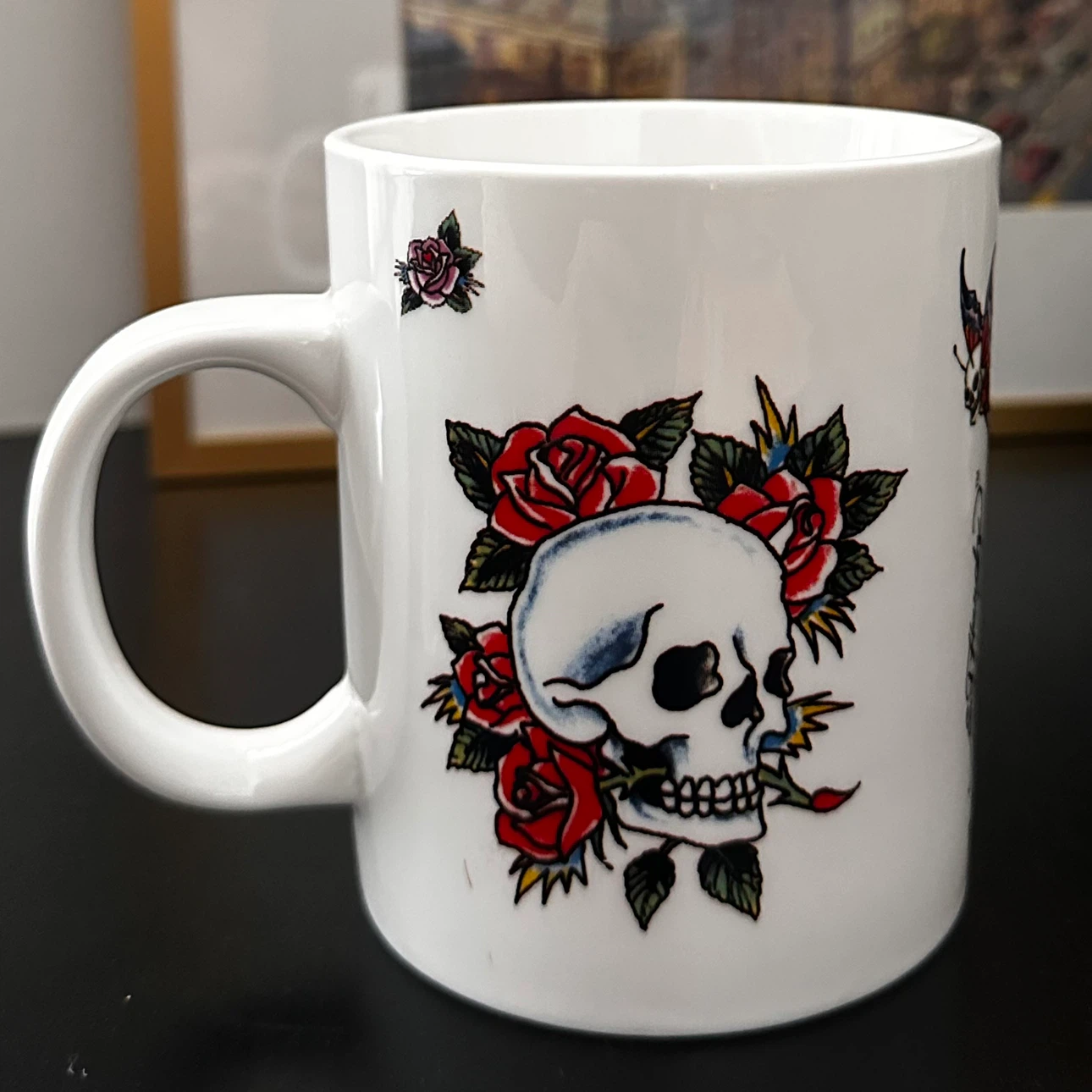 Ed Hardy Skull and Roses Mug - photo 3
