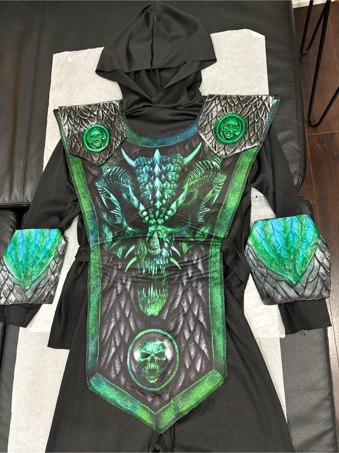 Spirit Deluxe Dragon Ninja Costume Child Medium 8-10 - photo 2