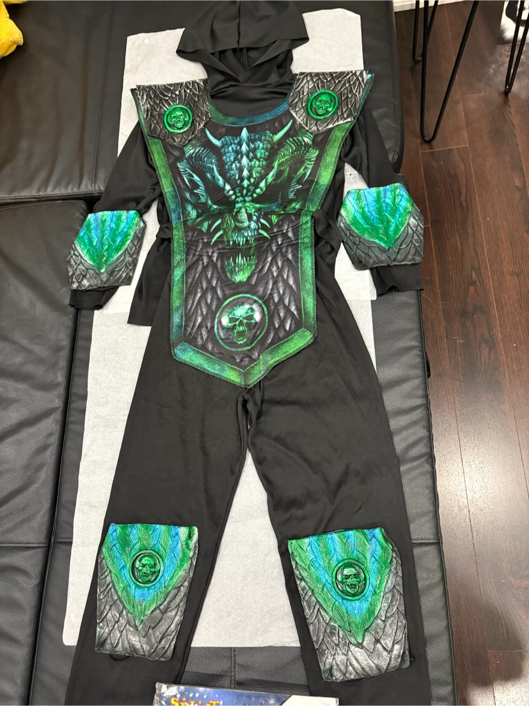 Spirit Deluxe Dragon Ninja Costume Child Medium 8-10 - photo 3