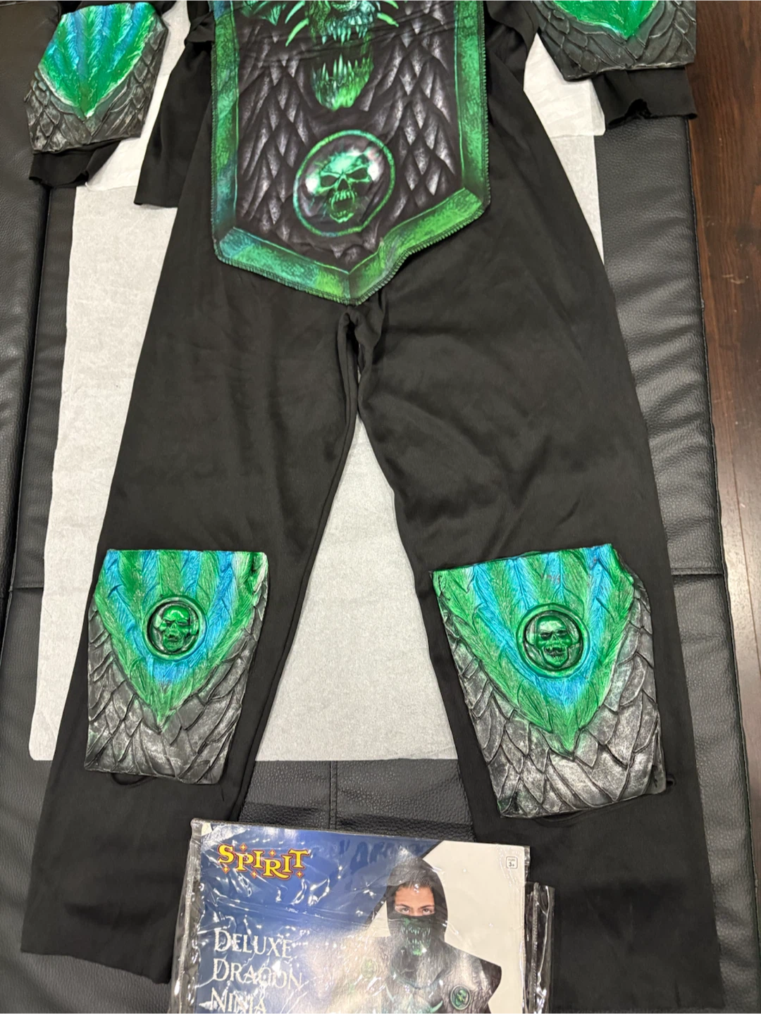 Spirit Deluxe Dragon Ninja Costume Child Medium 8-10 - photo 4