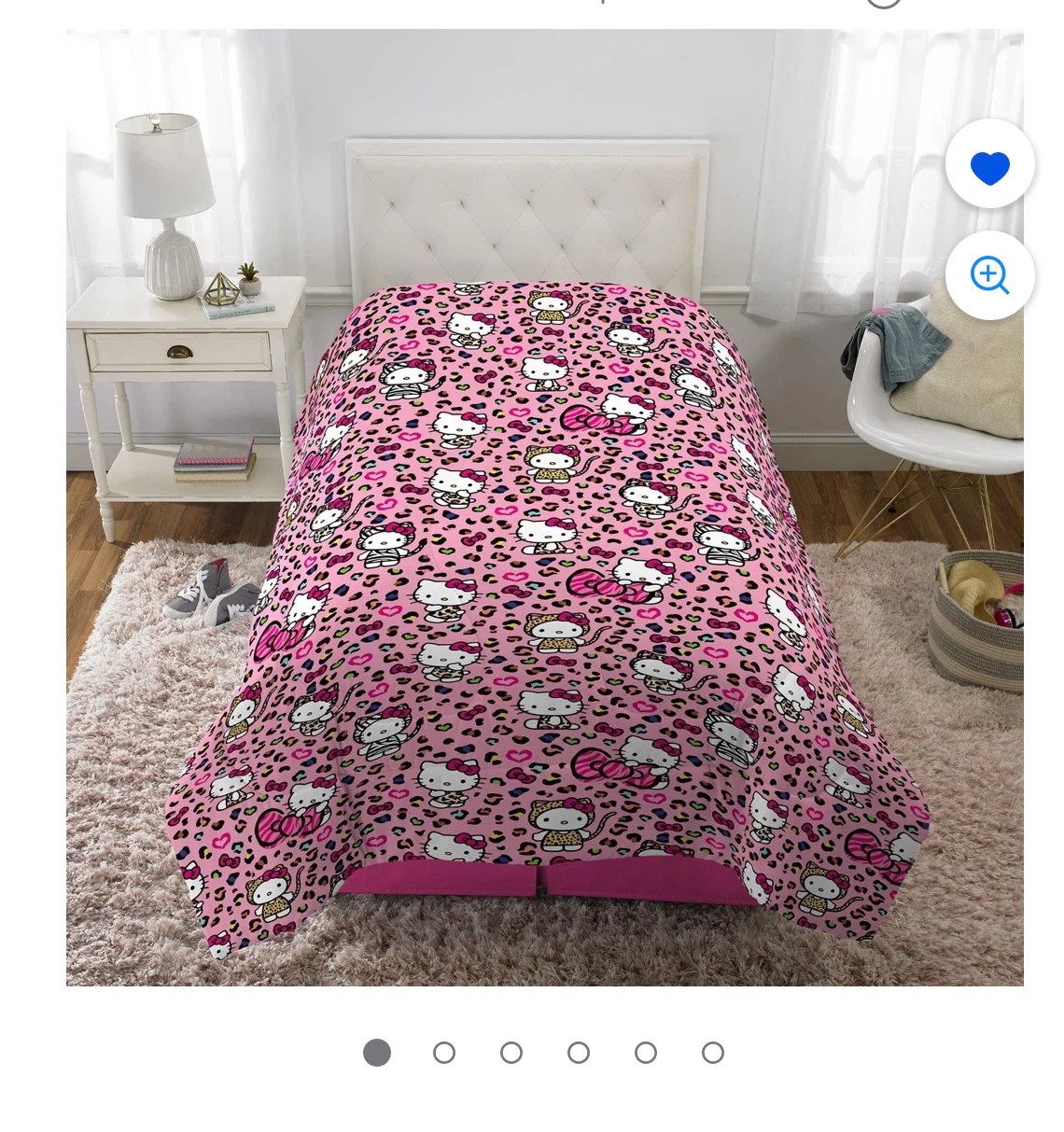 Hello Kitty “Wild Jungle” Twin/Full Comforter & Pillowcase - photo 2