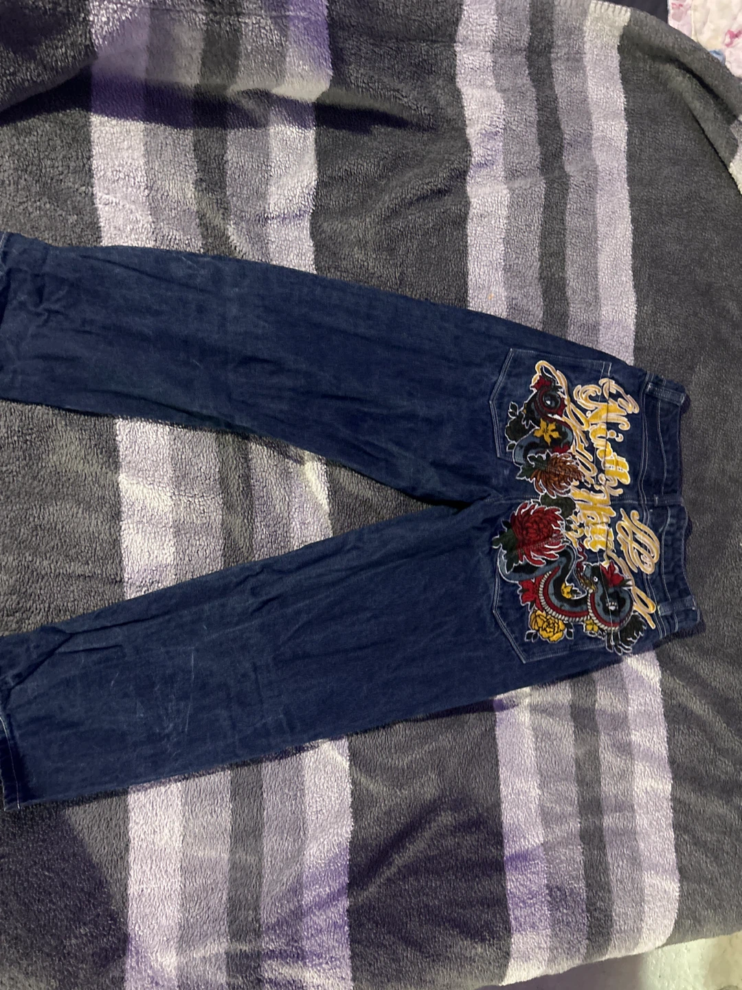 Nineth Ambush Hall jeans - embroidered design