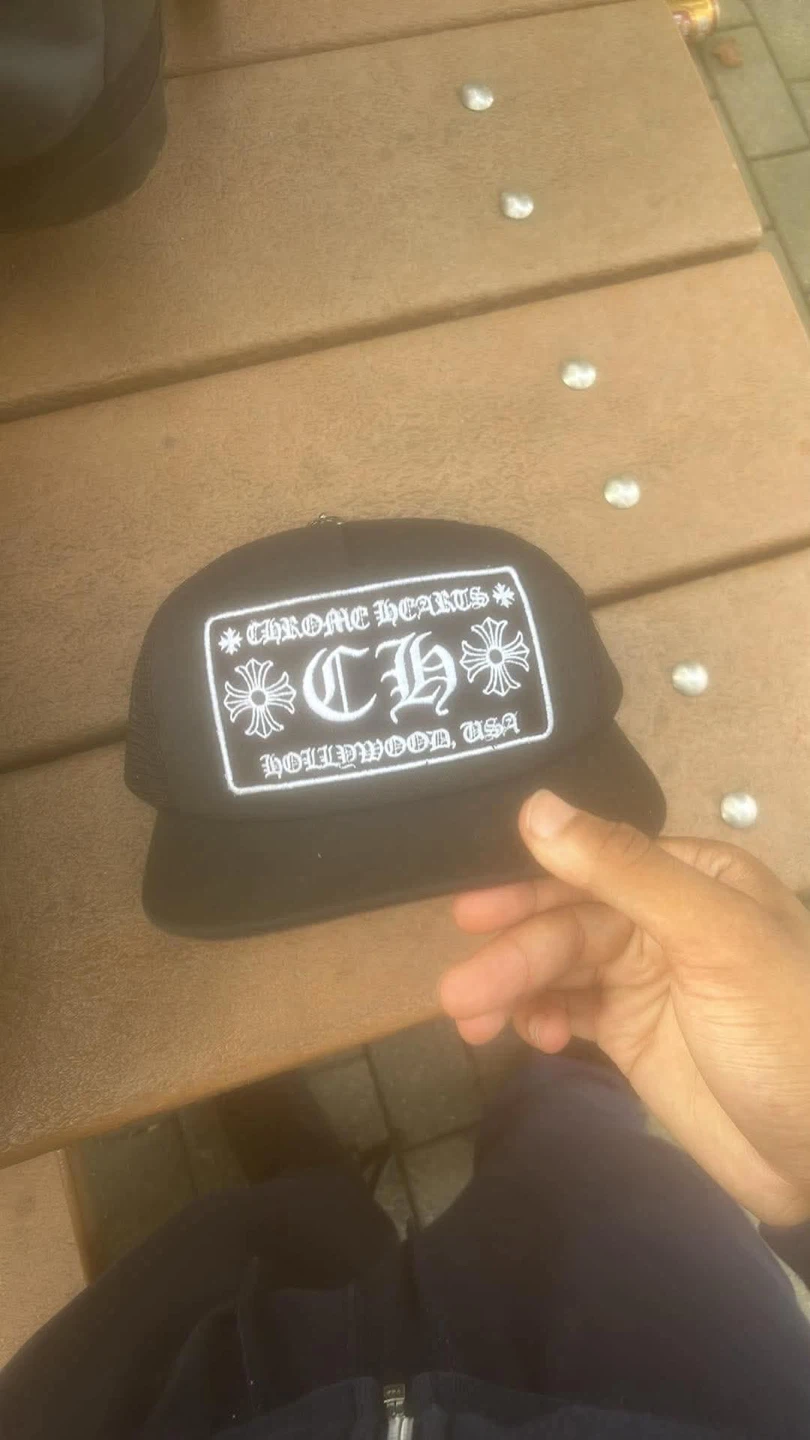 Chrome Hearts Hollywood Trucker Hat Black