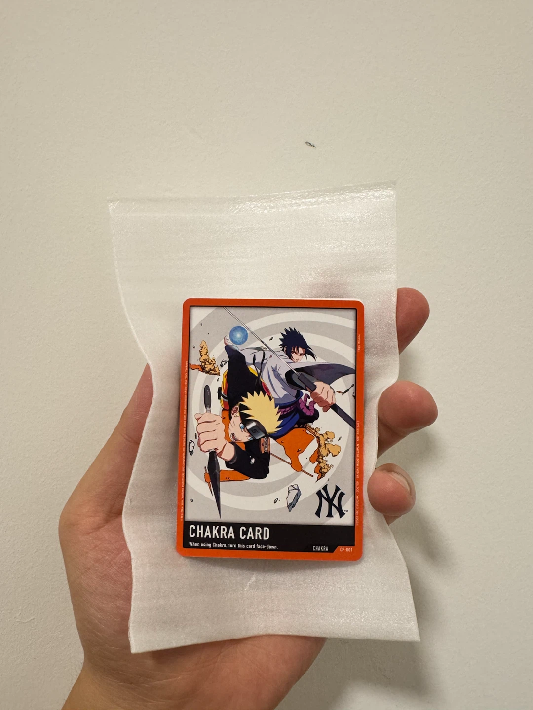 Naruto x New York Yankees Chakra Card