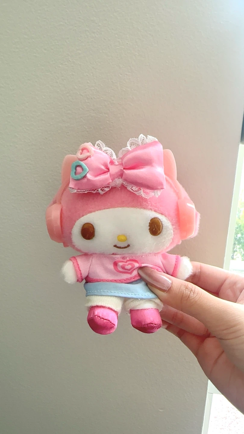 Sanrio My Melody Y2K Headphones Plush Charm