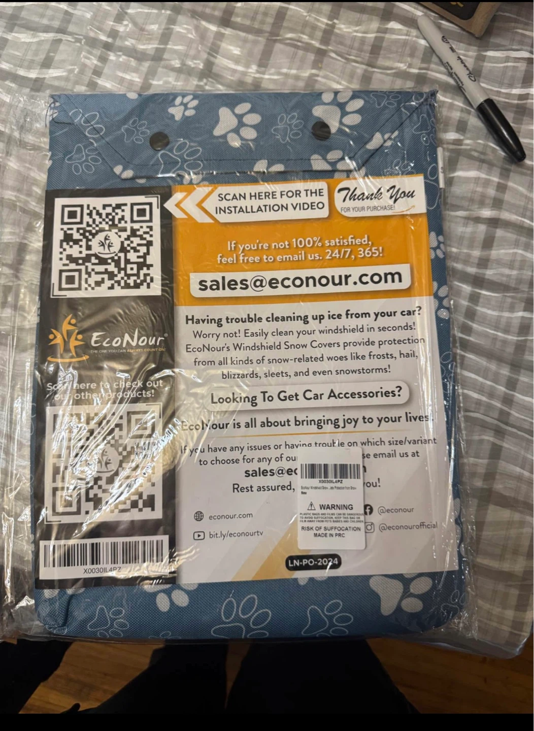 Car Windshield Snow Cover