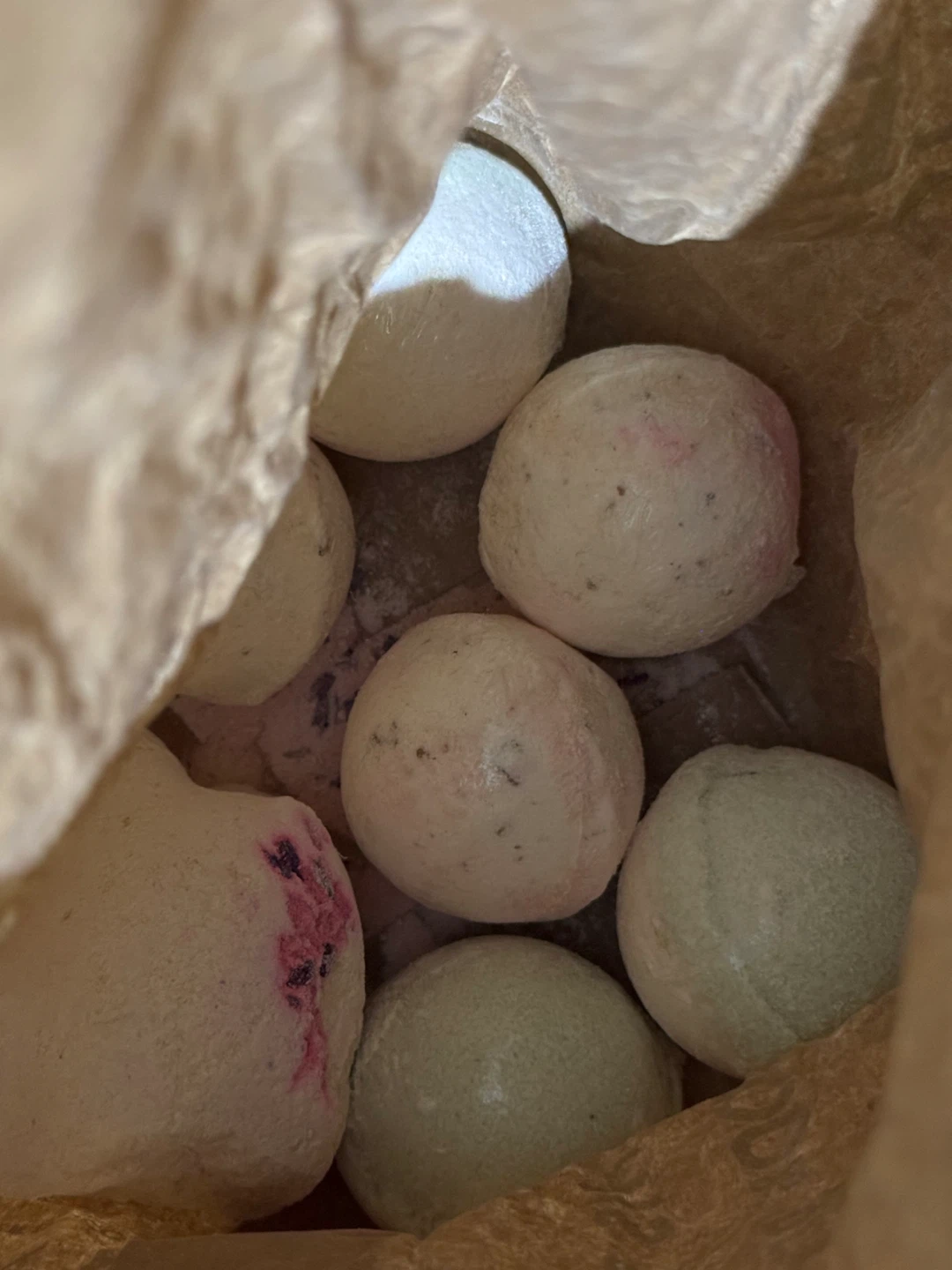Set of WholeFoods bath bombs