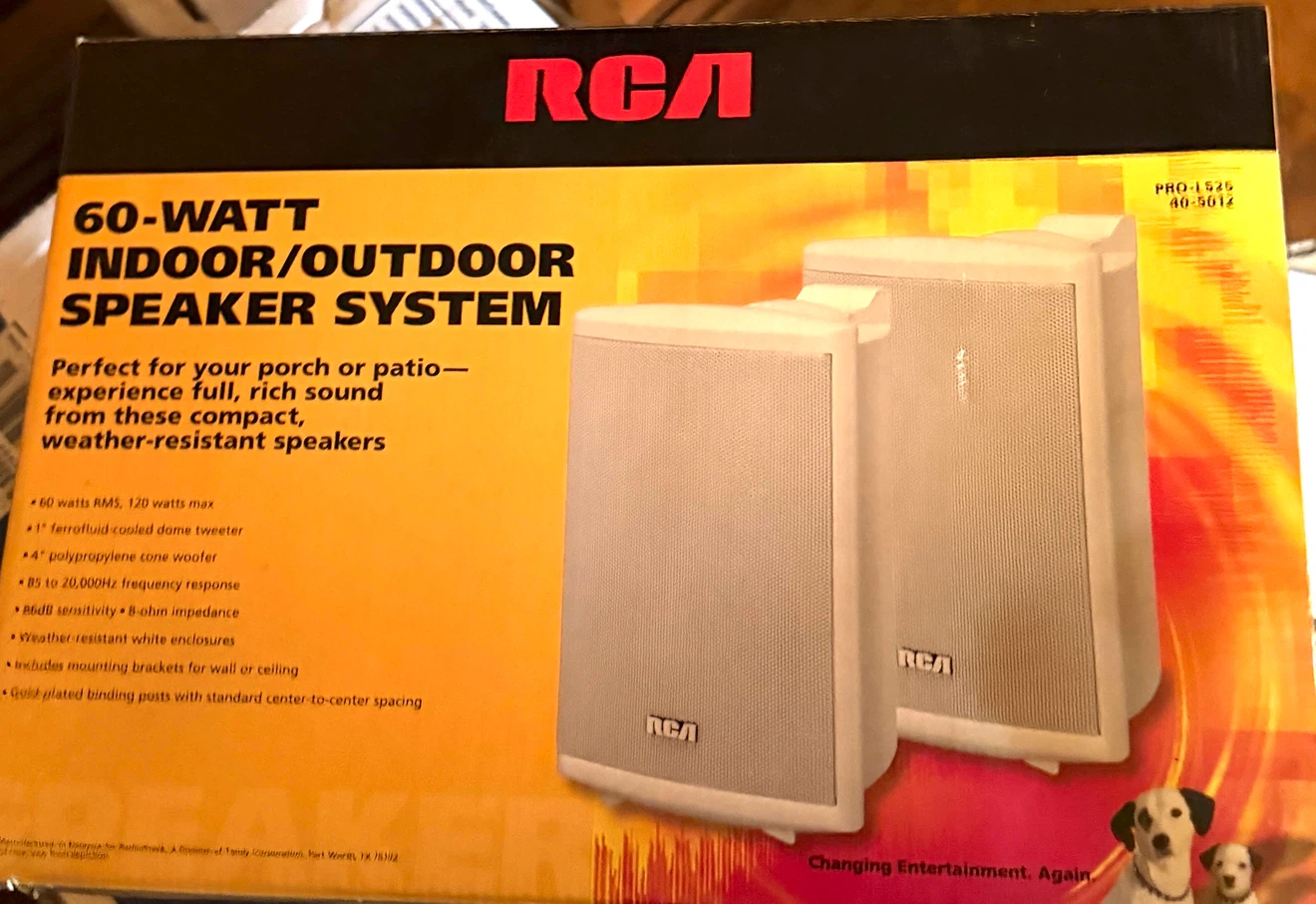 RCA 60-Watt Indoor/Outdoor Speaker System
