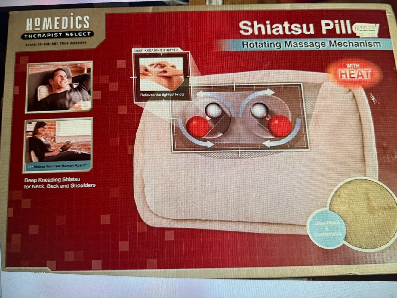 HoMedics Therapist Select Shiatsu Massage Pillow