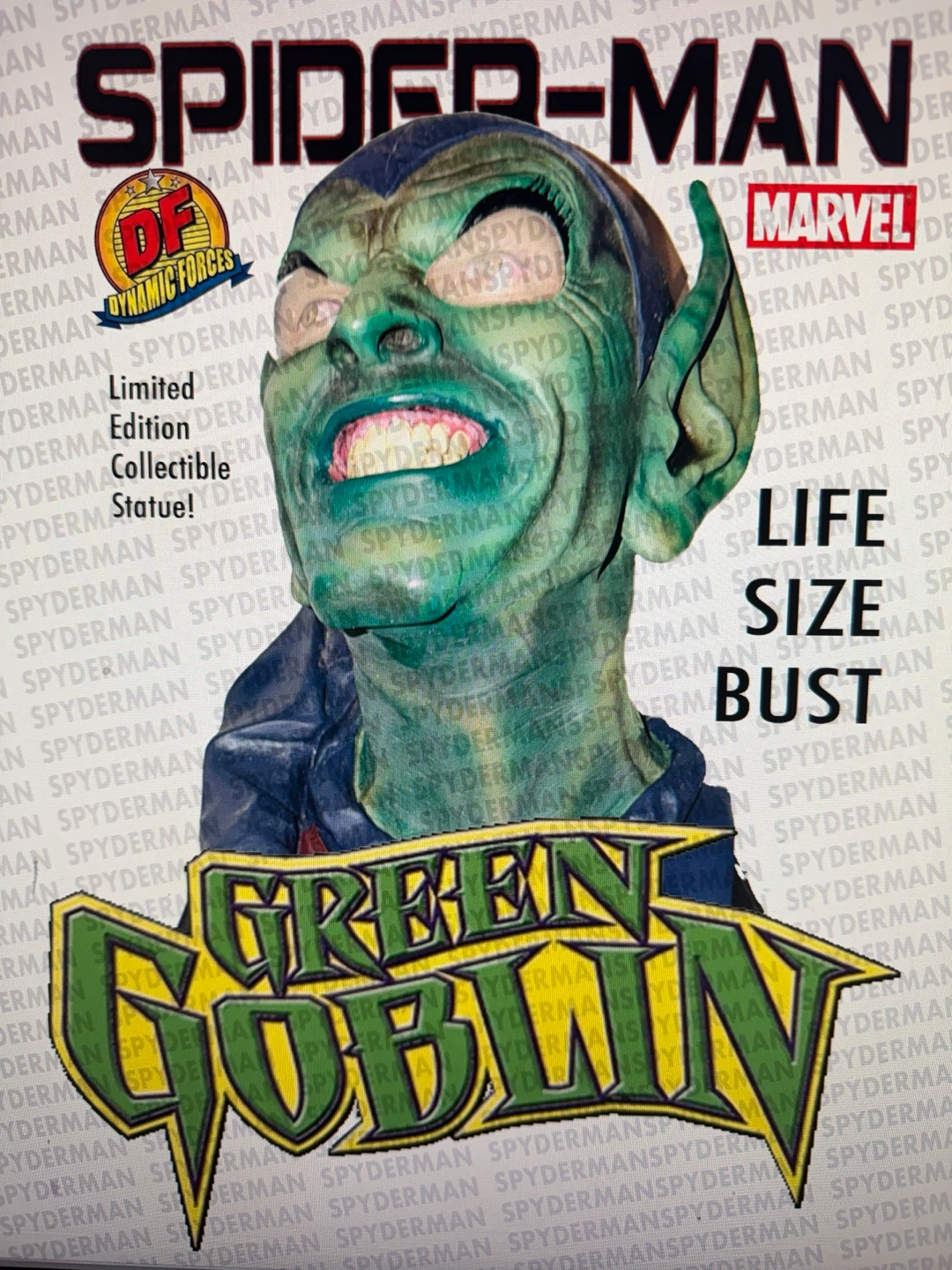 Dynamic Forces Spider-Man Green Goblin Life Size Bust