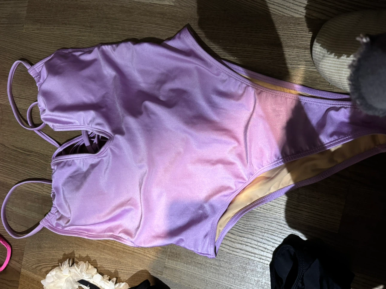 Lavender One-Piece Swimsuit