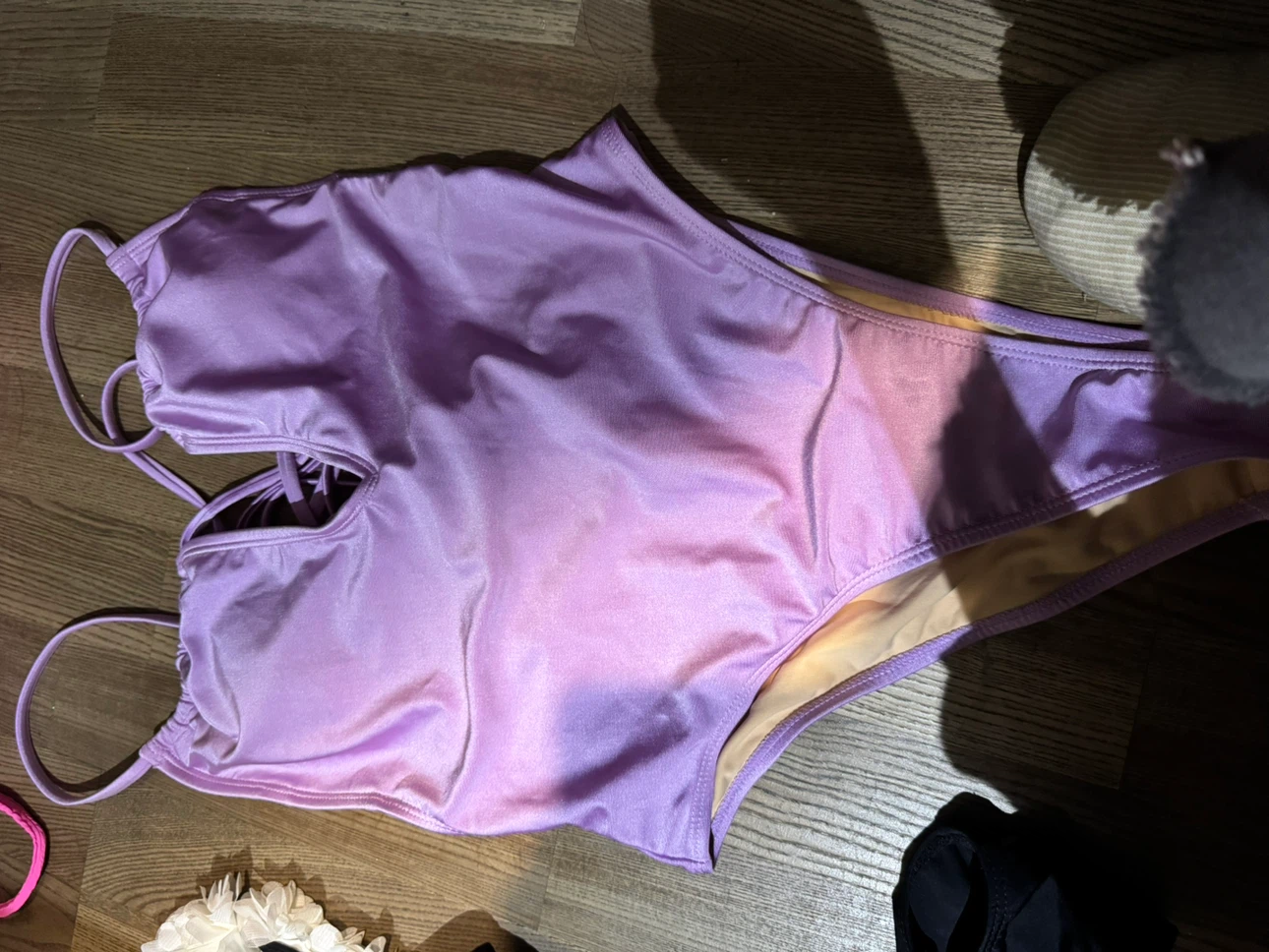 Lavender One-Piece Swimsuit - photo 2