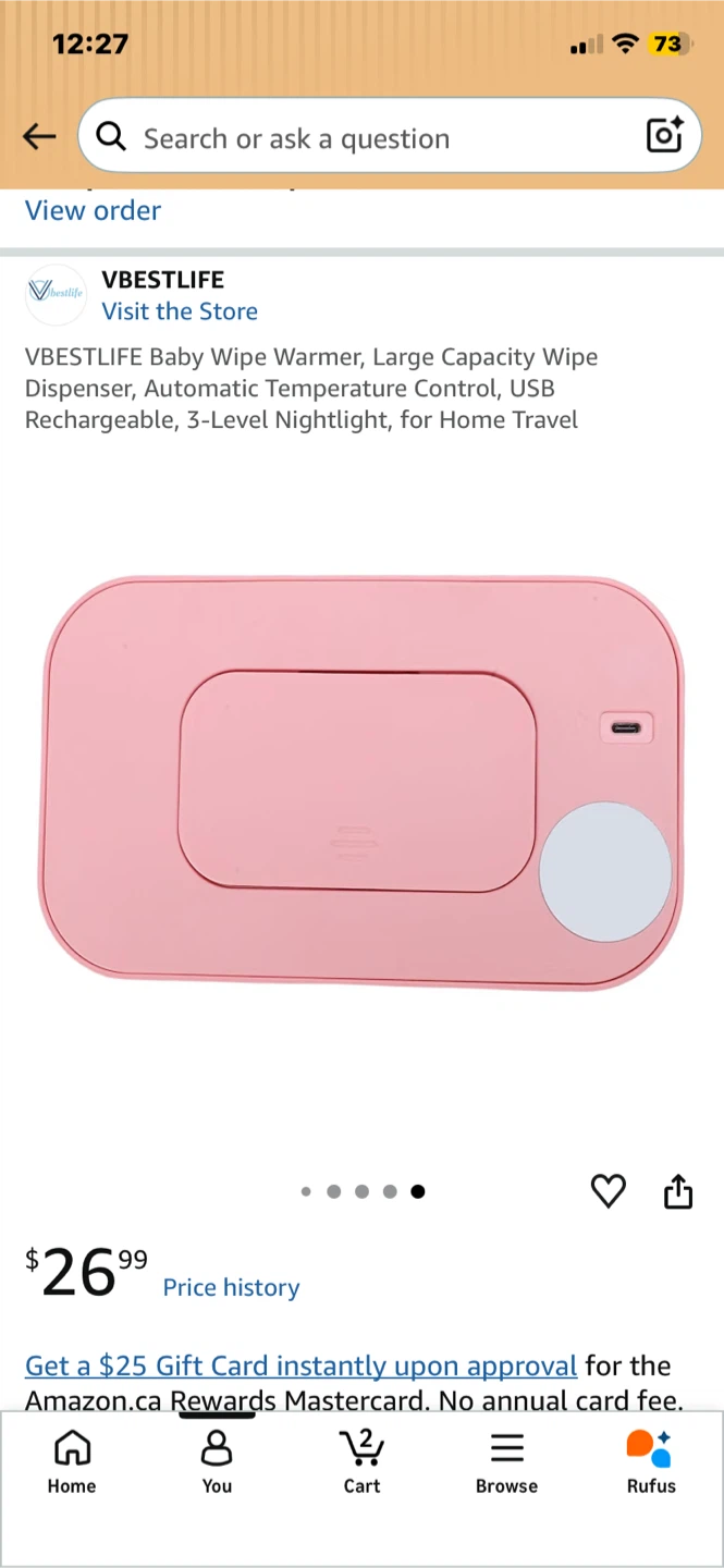 VBESTLIFE Baby Wipe Warmer - photo 2