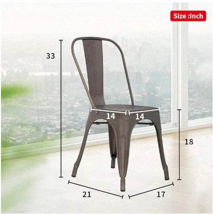 Metal Bistro Chair - photo 3
