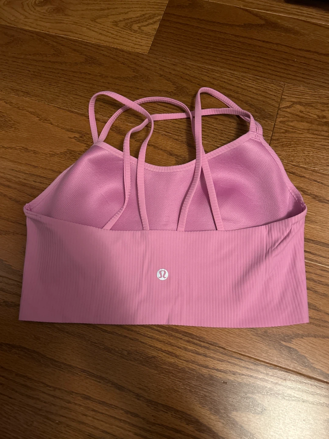 Lululemon Pink Ribbed Sports Bra - photo 2