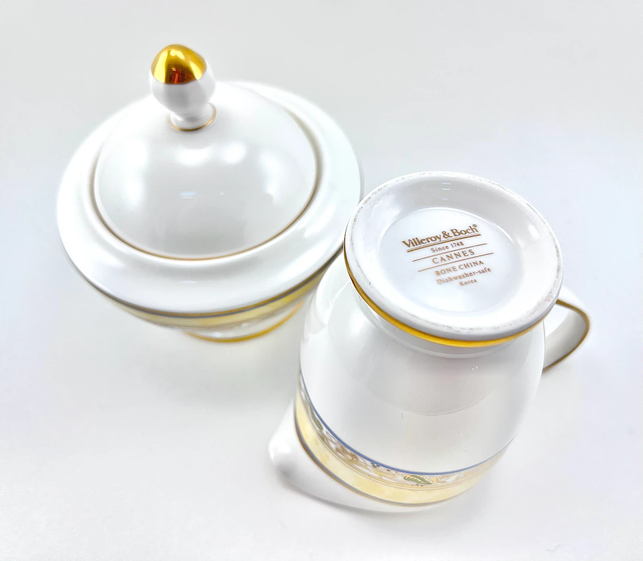 Villeroy & Boch Cannes cream & sugar - photo 4