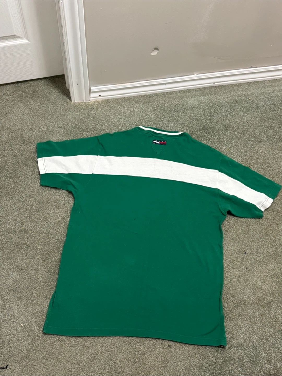 Tommy Jeans Green T-Shirt in good condition - photo 2