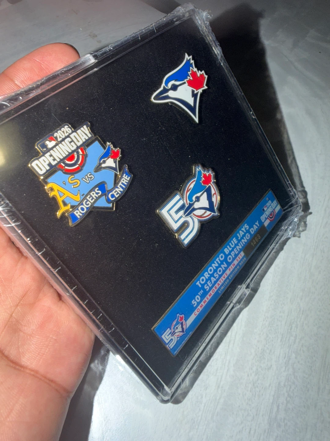 Toronto Blue Jays 50th Season Opening Day Pin Set 1463/2000