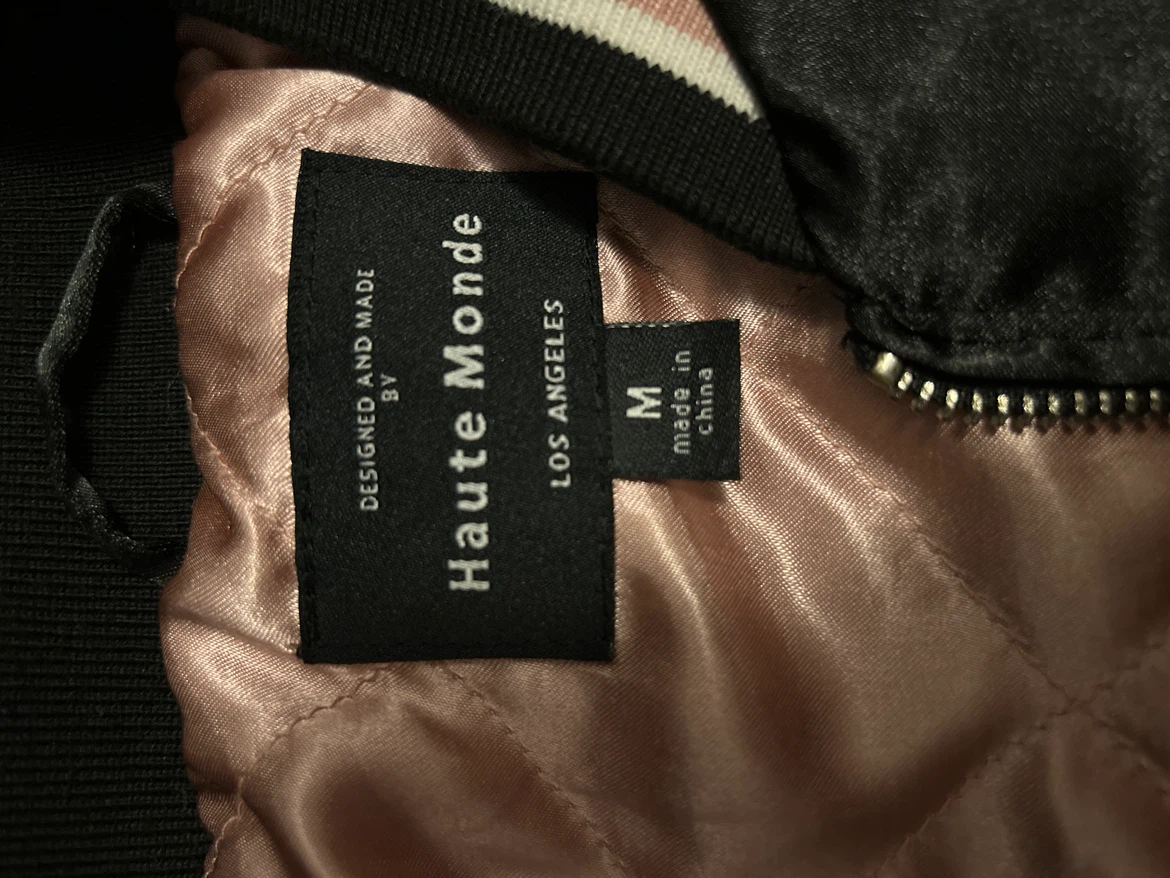 Haute Monde Embroidered Bomber Jacket - photo 4