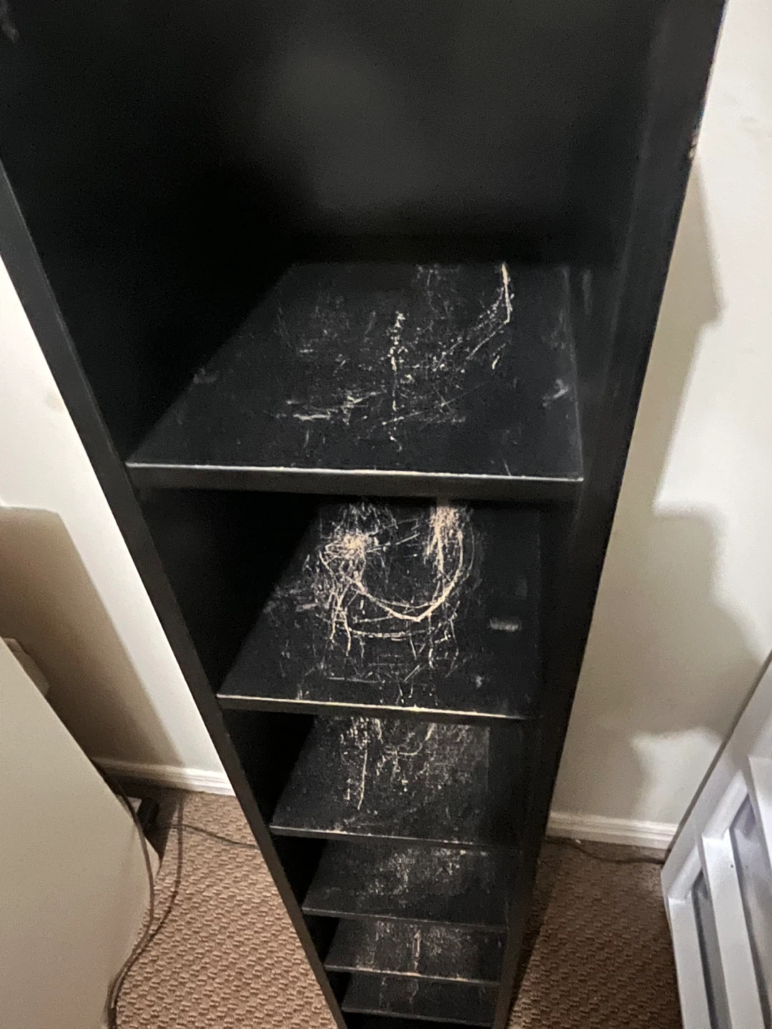 Tall Black Media Storage Tower - photo 2