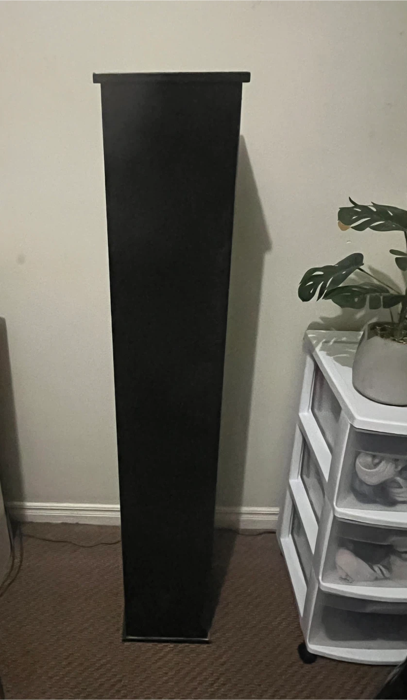 Tall Black Media Storage Tower - photo 3